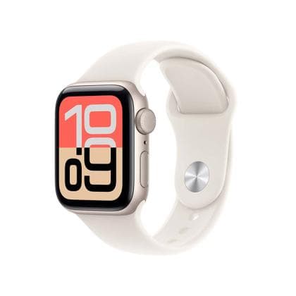 Apple Watch SE 3 GPS Caixa Estelar de Alumínio 40mm Pulseira Esportiva Estelar P/M